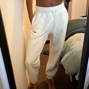 Nike white Joggers